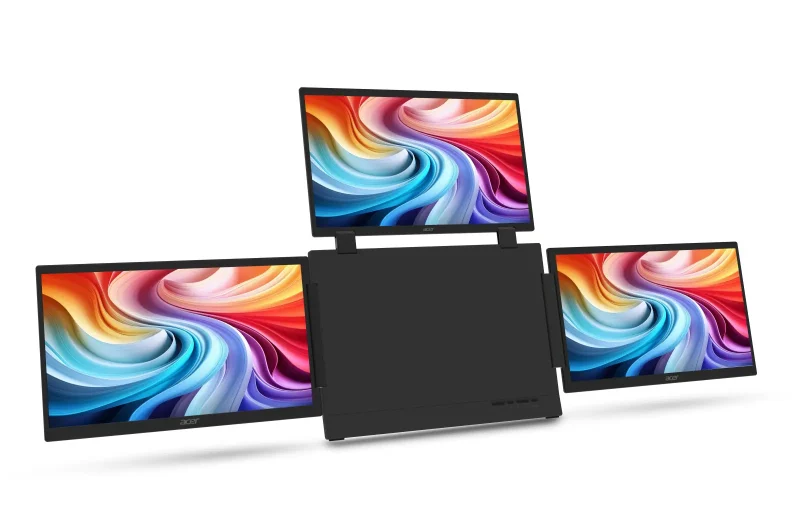 Acer Luncurkan Monitor ePaper EP130K dan PD163Q P3 dengan Layar Tiga Panel Sekaligus!