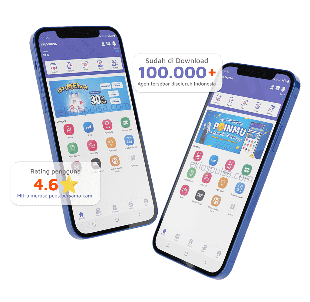 Kios Pulsa Aplikasi