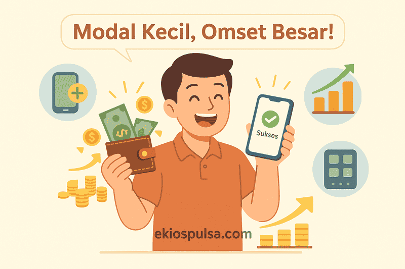 Rahasia Sukses Jual Pulsa dengan Modal Kecil tapi Omset Besar