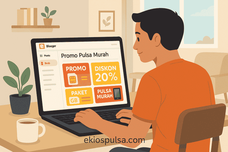 Web Blog Promosi Kios Pulsa